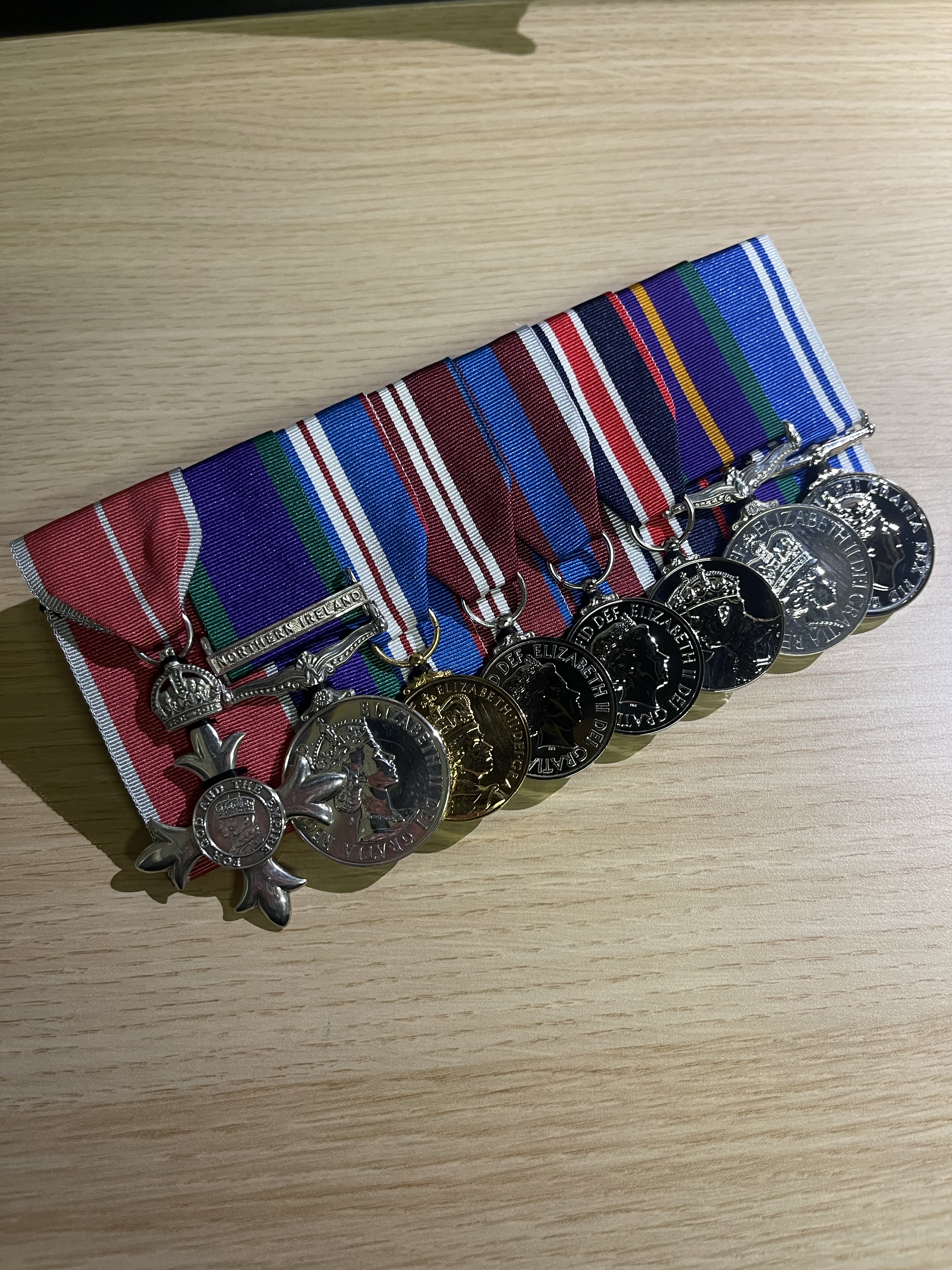 Court mounted medal set