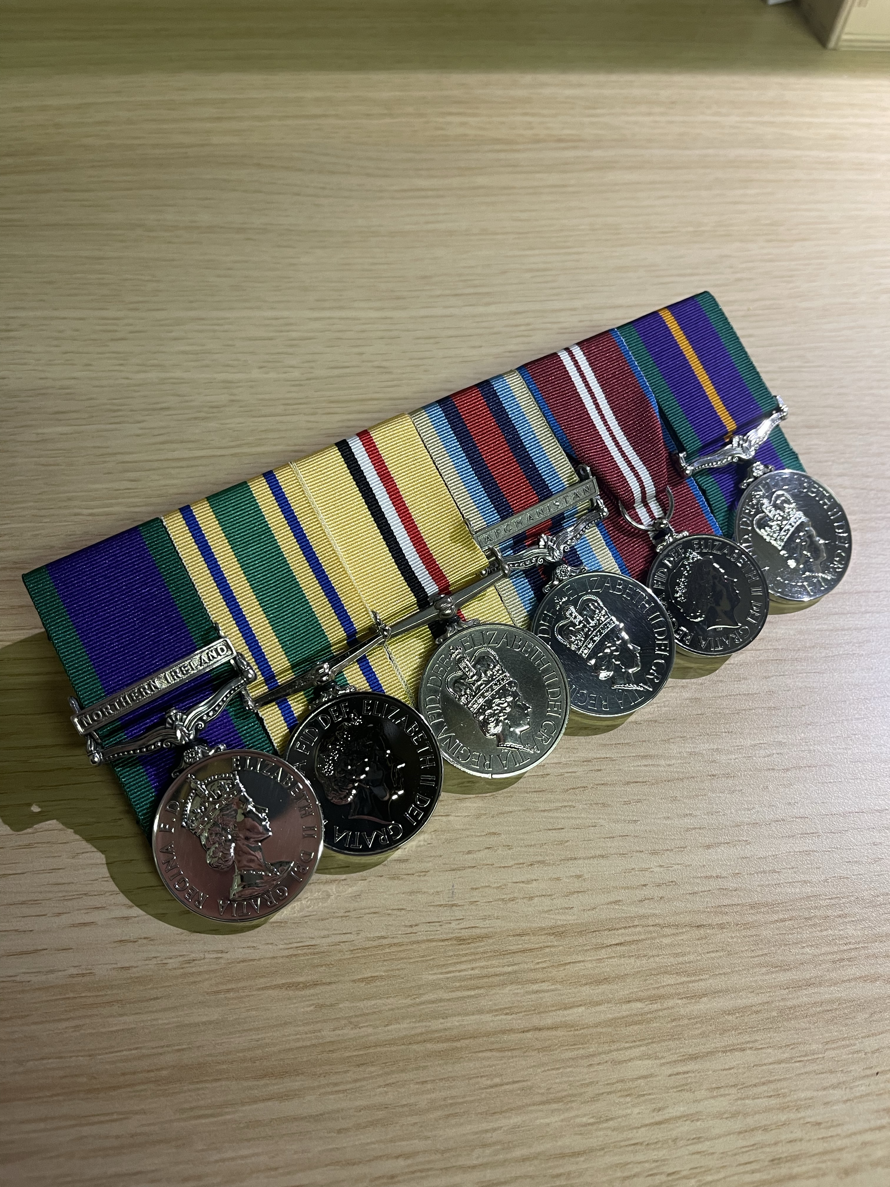 Court mounted medal set
