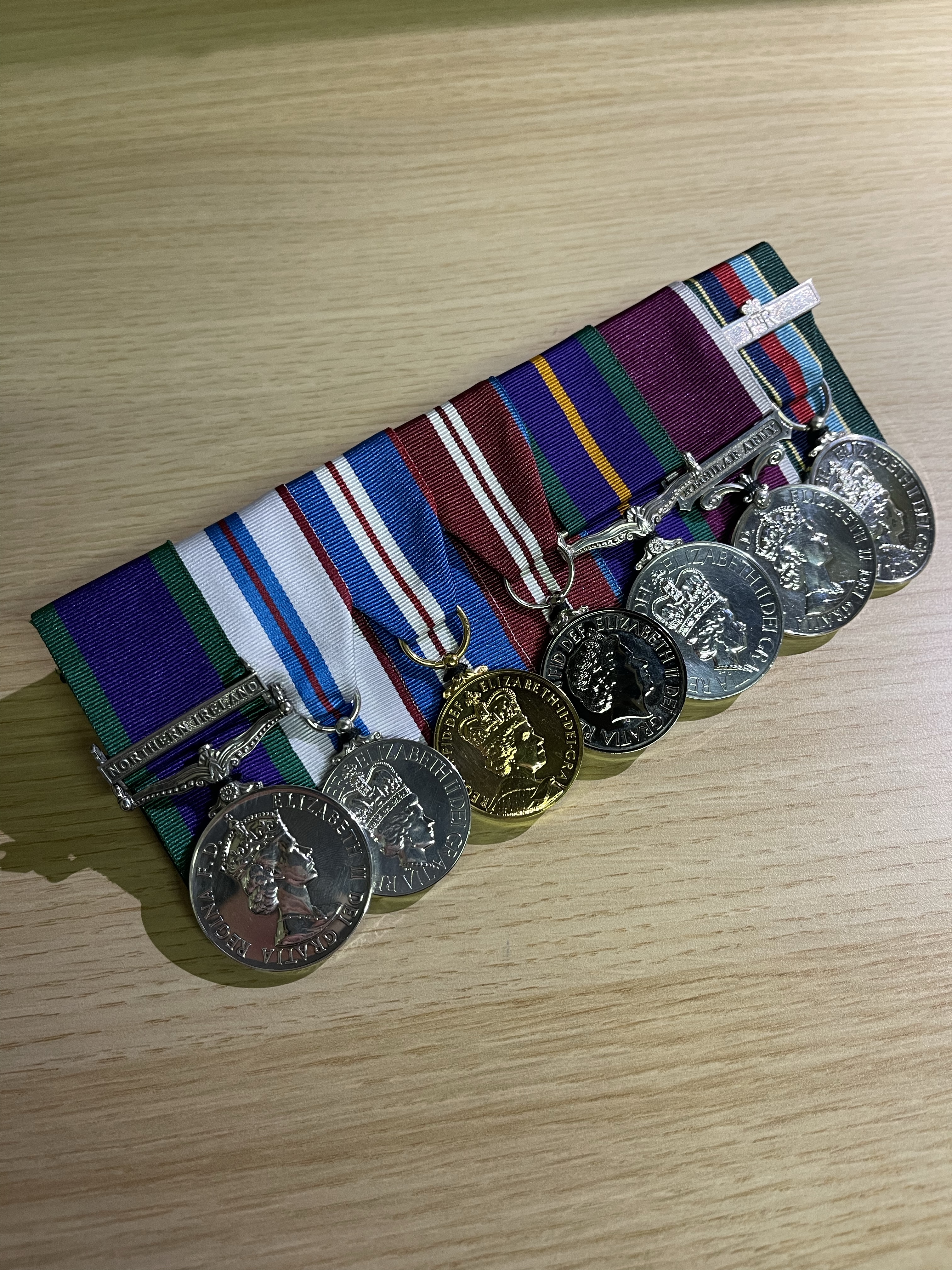 Court mounted medal set