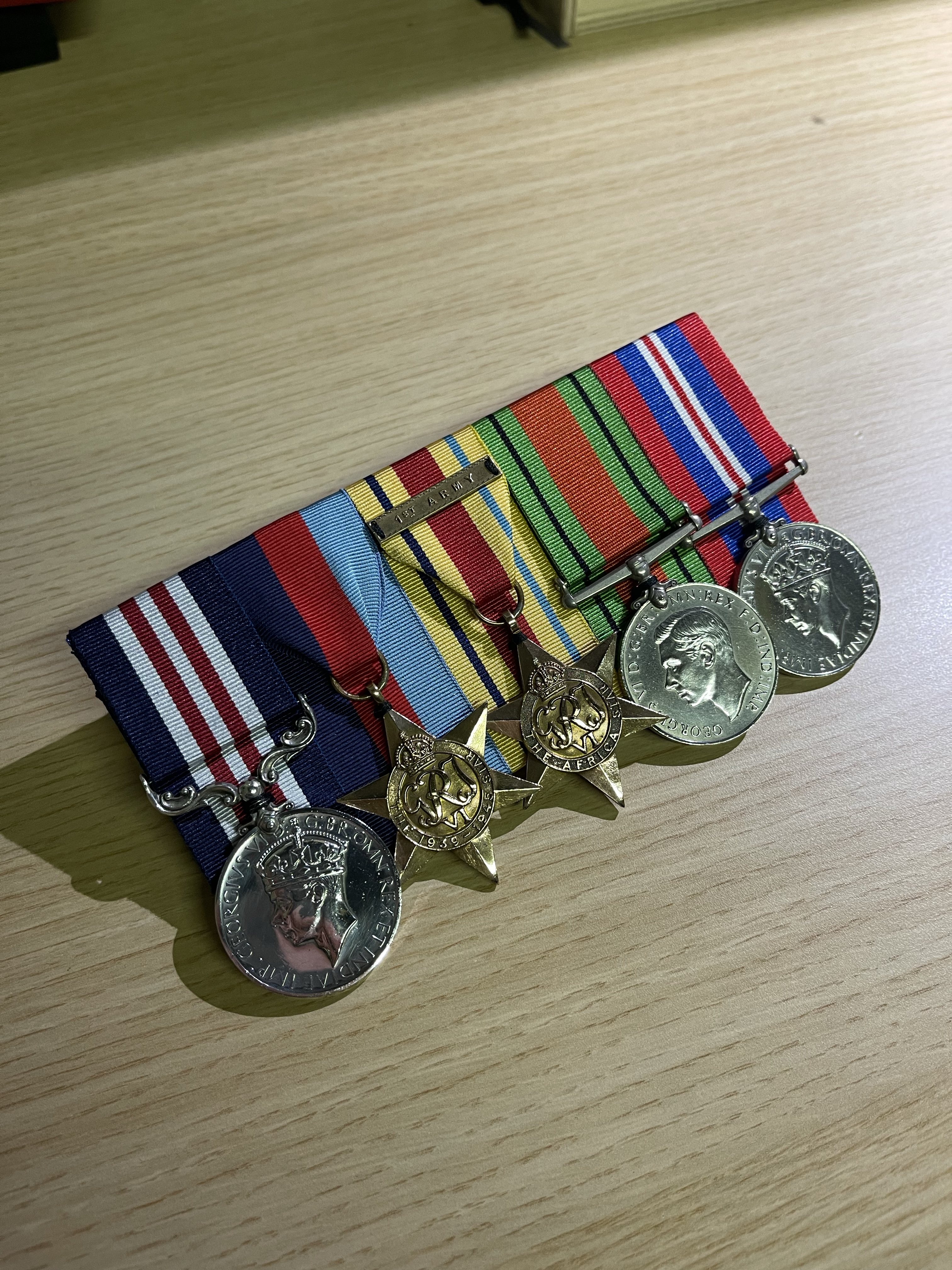 Professionally court-mounted medals by Stitchworks
